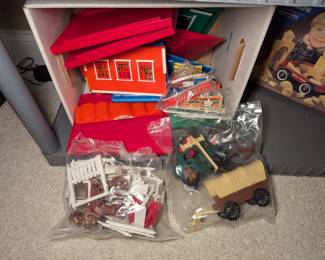 Vintage Western Town Playset