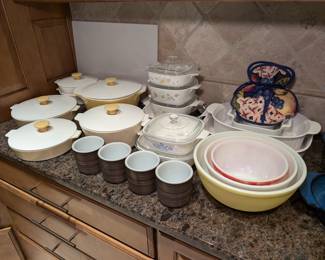 Pyrex and Corning Ware