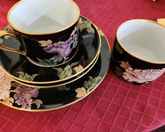 Cloisonne Tea Cups by Fitz and Floyd