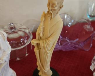 Vintage Resin Chinese Figure 