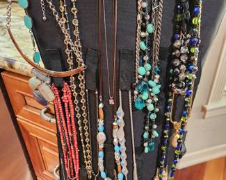 Lots of interesting necklaces