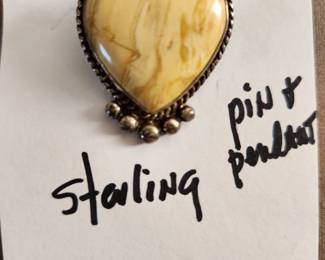 Sterling pin or pendant