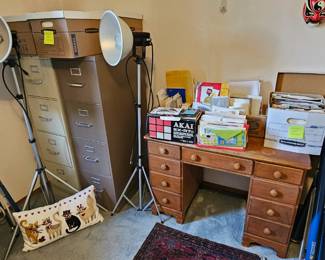 Letter size file cabinets.  Great shape.  Studio Lights.