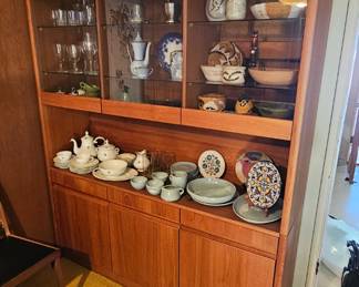 Mid-Century Danish teak display cabinet.