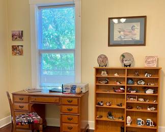 Vintage Desk, Bookshelf