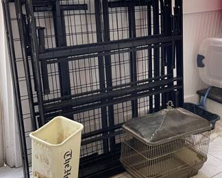 Very Sturdy Twin Bed Fold Out Frames, Vintage Bird Cage