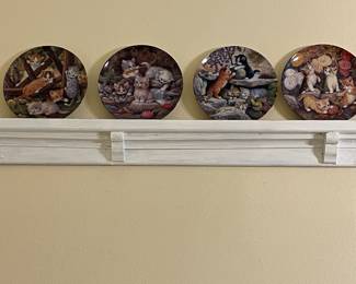 Vintage Bradford Collectible Cat Plates