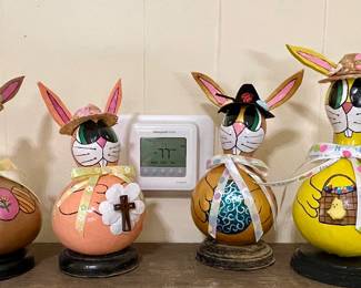 Hand-painted Bunnies