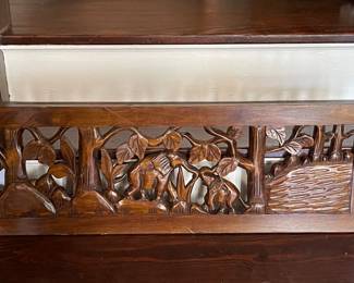 Carved Elephant Plaque