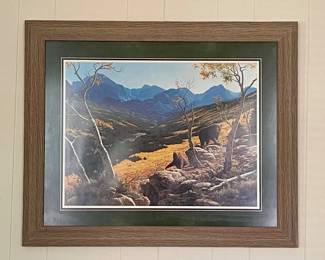 Framed Bear Print