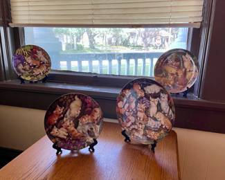 Vintage Bradford Collectible Cat Plates