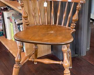 Vintage Ethan Allen Comb-back Chair