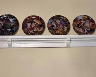 Vintage Bradford Collectible Cat Plates