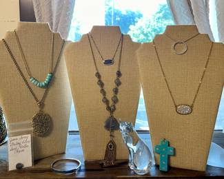 Costume Jewelry, Crystal Lenox Cats