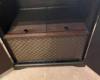 Antique Asian inspired liquor cabinet