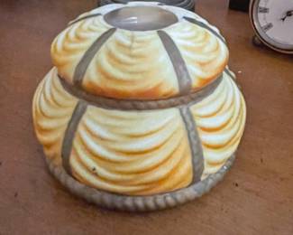 Large selection of antique light fixtures, globes, lamps, lamp parts