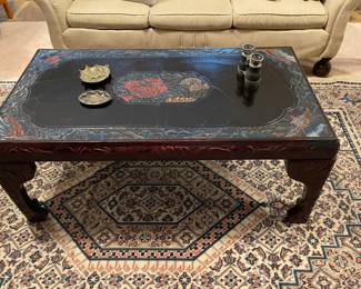 Vintage lacquered coffee table