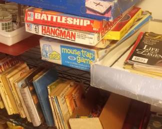 books and games.