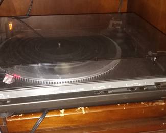 Technics turntable. 