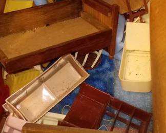 Doll house furniture.