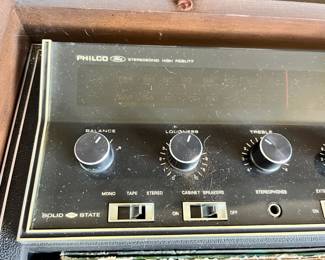 Philco Console Stereo and Turntable