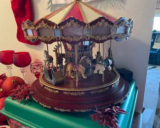 Mr. Christmas Marquee Grand Carousel Music Box
