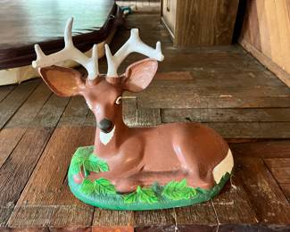 Ceramic Hand Painted Deer Figurine
