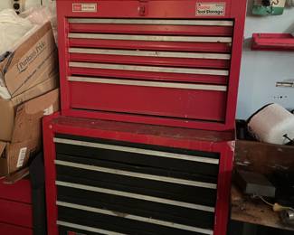 Two Tier Craftsman Tool Cabinet