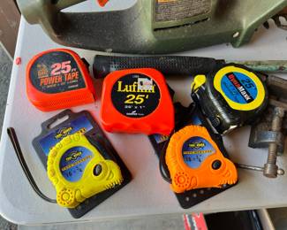 Assortment of Hand Tools - Screwdriver, Wrenches, Hammers, Pliers, Tin Snips, Measuring Tapes