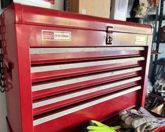 Two Tier Sear Craftsman Professional Tool Cabinet