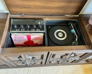Philco Console Stereo and Turntable