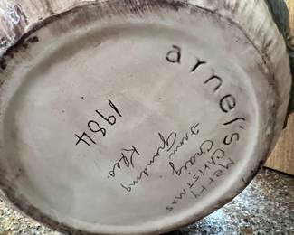 Arnel's Ceramic Mushroom Cookie Jar, Salt & Pepper Shakers