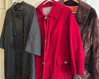 Vintage ladies coats.