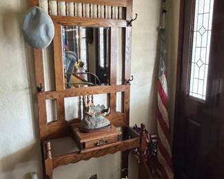 Beautiful hall tree.