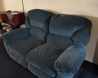 Wall hugger reclining loveseat.
