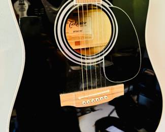 Takamine EF341SC Dread A/E Cut, Black (2018) - Serial #55060754