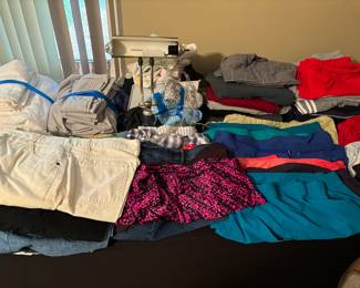 To be fair, there are some men's clothes available.  Like finding the Holy Grail.