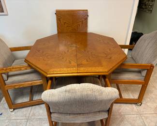 She says dining table.  I see Tuesday poker night with the guys.