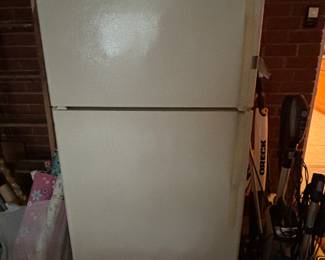 A mandatory refrigerator for the garage.  Works best for storing cold alcohol drinks that come in a can.  