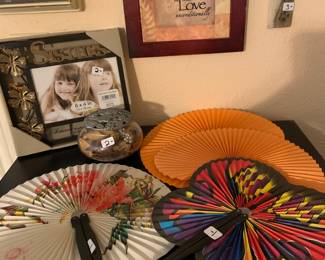 colorful fans