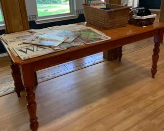 lovely solid wood table