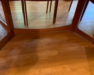 base of MCM dining room table