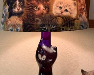 cat lamp