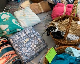 blankets, throws, 
