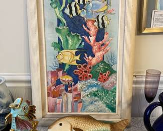 Fish Picture, Fish Tureen, Fish Vase