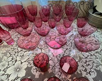 Cranberry Glass Collection