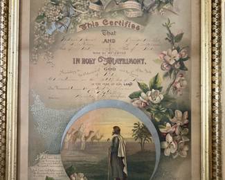 1911 Marraige Certificate