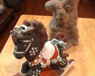 Thelma Winter Rocking Horse Ceramic 