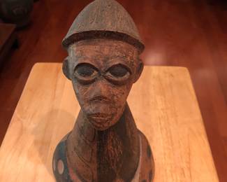 Unsigned ceramic sculpture perhaps by Dane Burr