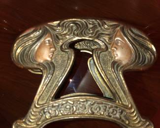 Art Nouveau letter holder 